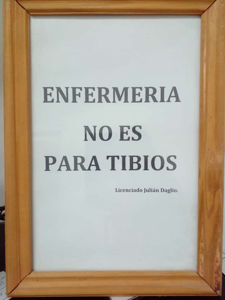 ENFERMERIA NO ES PARA TIBIOS