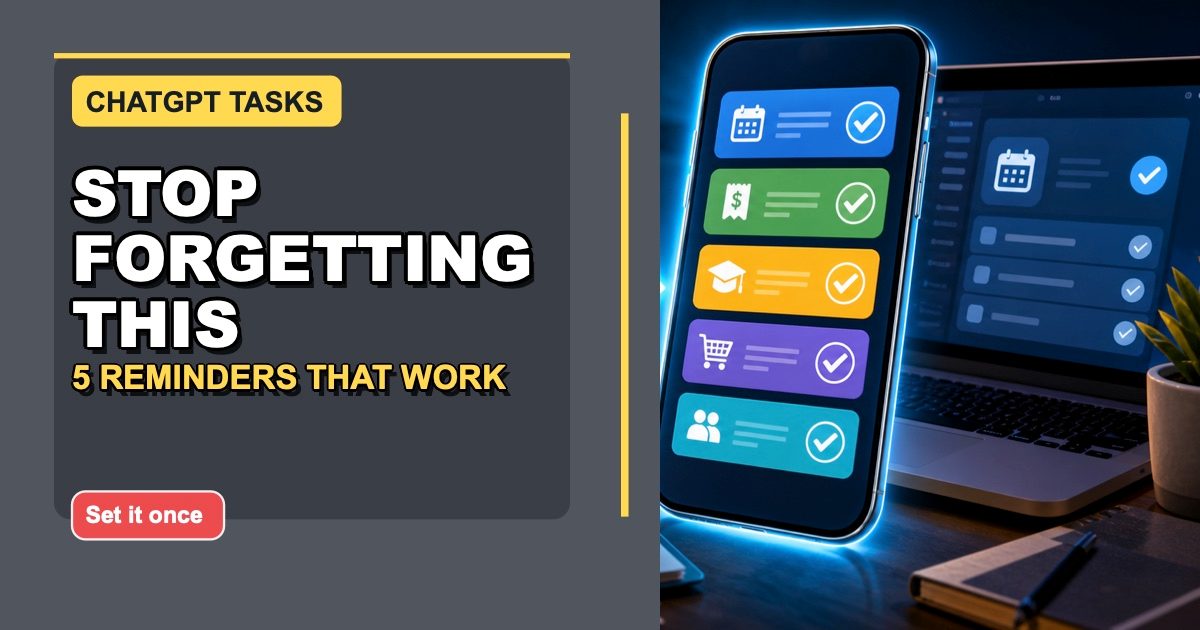 5 Everyday ChatGPT Tasks I'd Actually Use as a Regular Person preview image