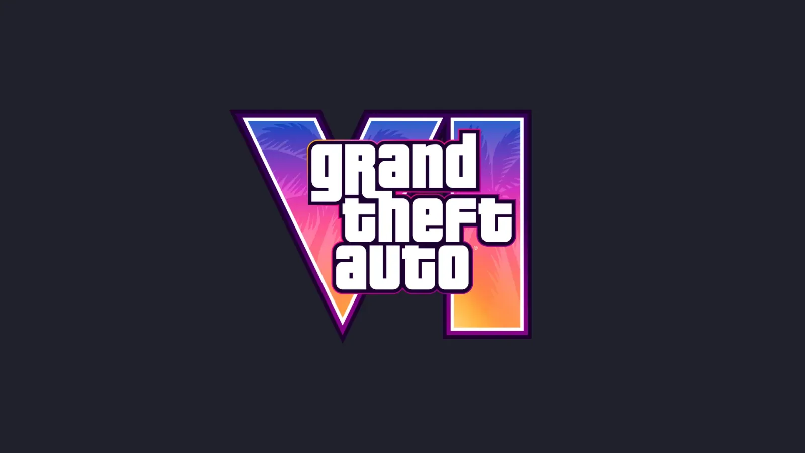 Official Grand Theft Auto VI cover art released by Rockstar Games.