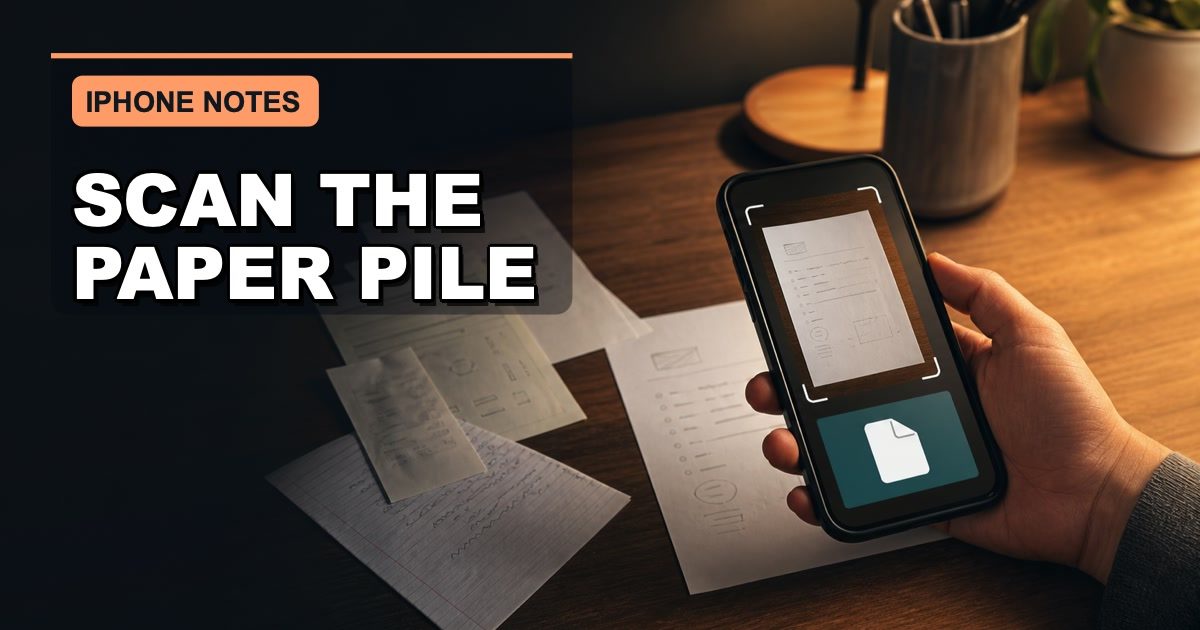 Scan Documents to PDF in iPhone Notes: A Beginner Guide preview image