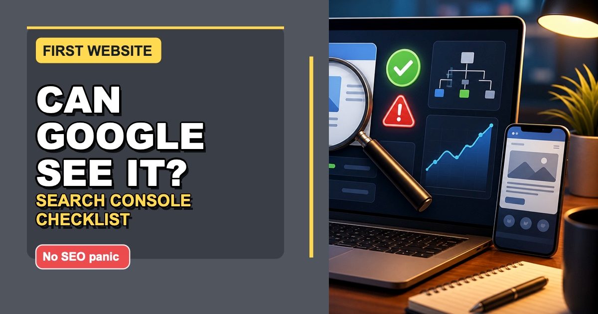 What to Check in Google Search Console After You Launch Your First Website preview image