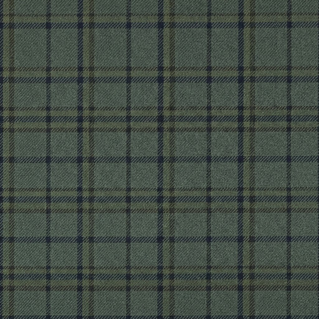 Forest Green Navy Windowpane Plaid background preview