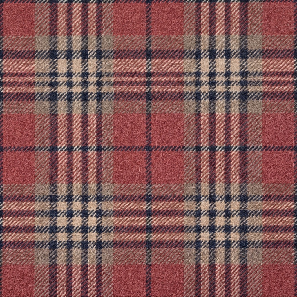 Red Navy Tan Tartan background preview