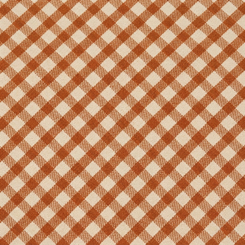 Rust Cream Gingham background preview