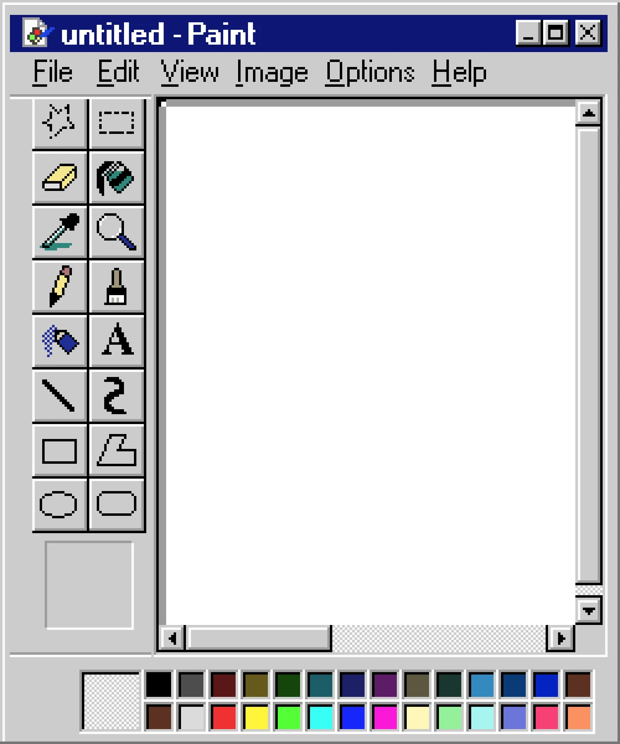 Paint frame preview