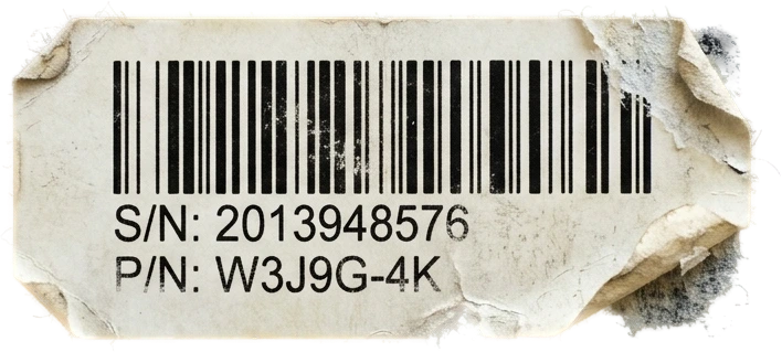 Barcode sticker preview