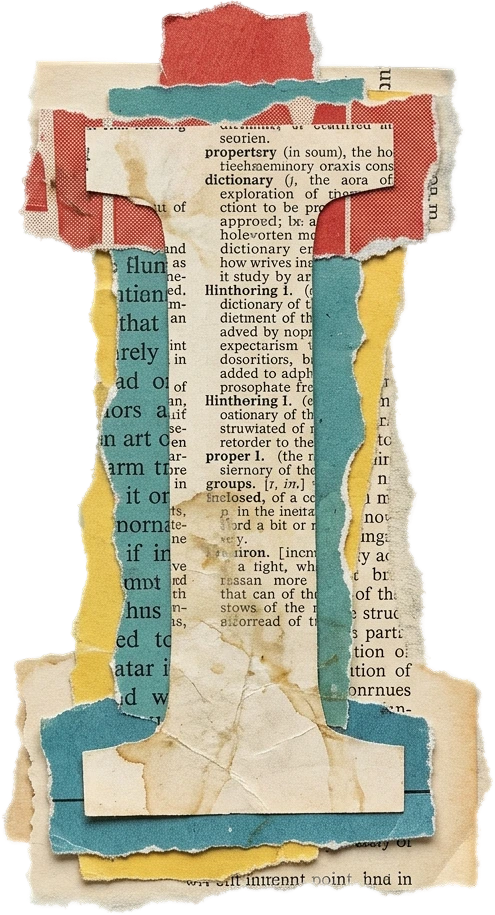 Magazine Letter I sticker preview