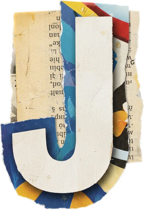 Magazine Letter J object preview