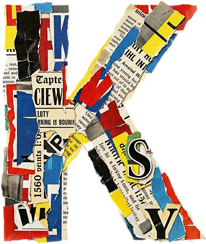 Magazine Letter K sticker preview