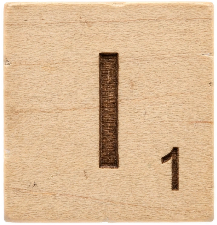 Wooden Tile I sticker preview