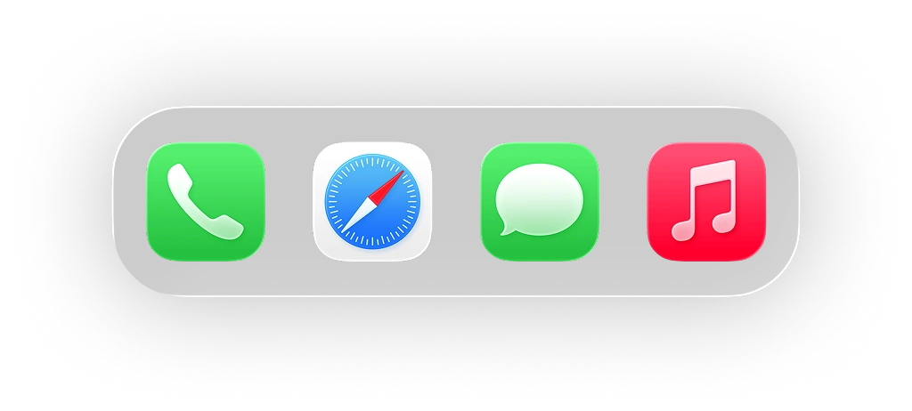Dock iPhone sticker preview