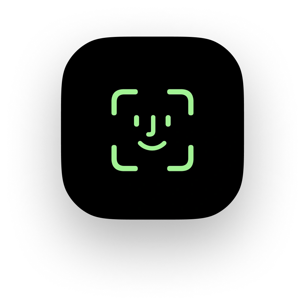 Face ID sticker preview