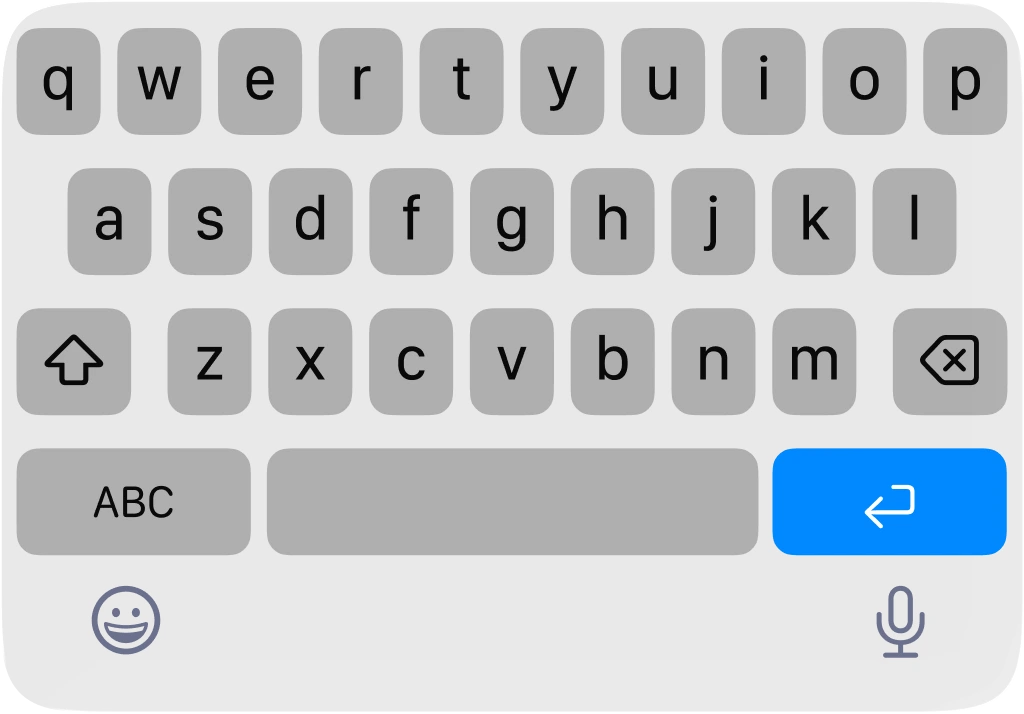 Keyboard sticker preview