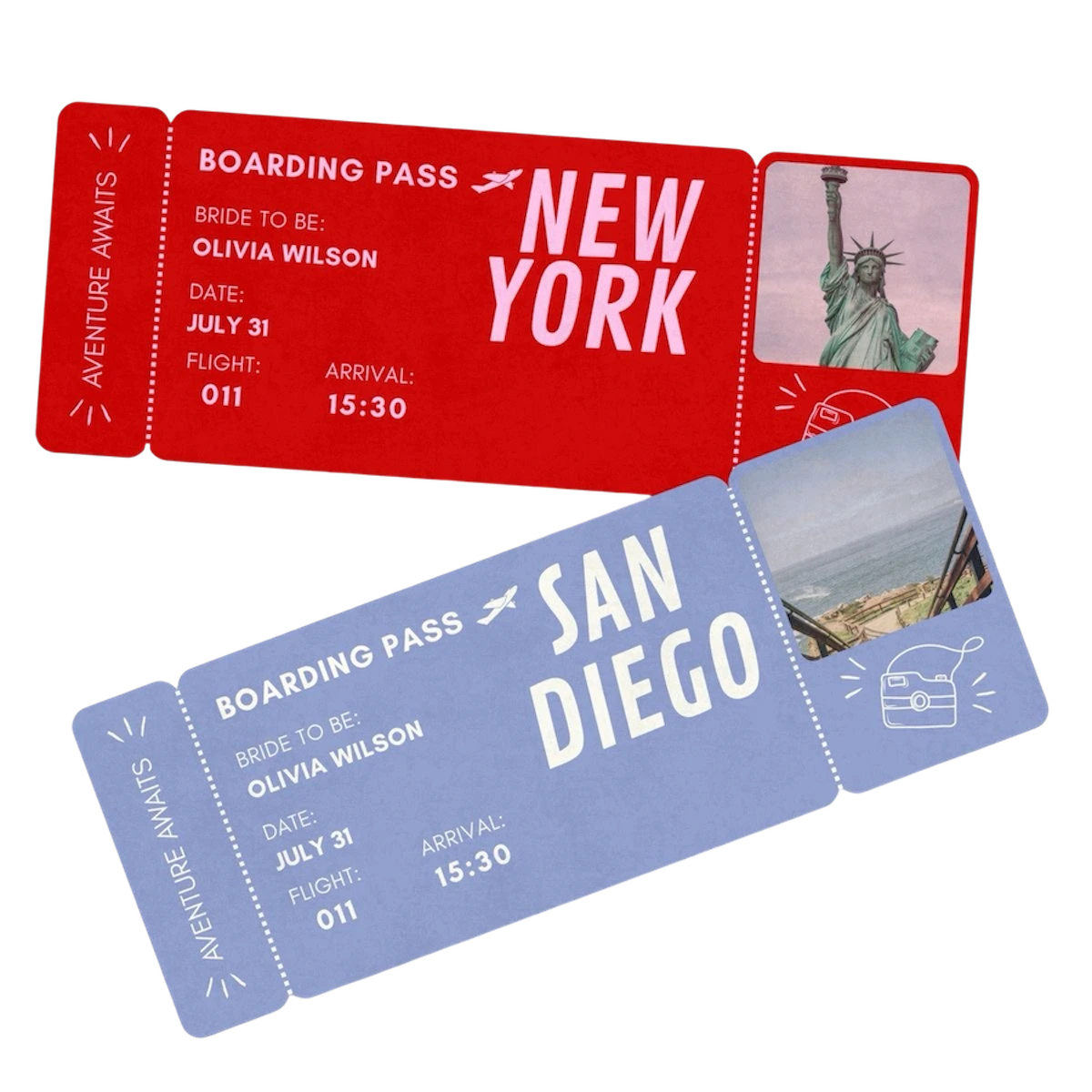 Ticket sticker preview
