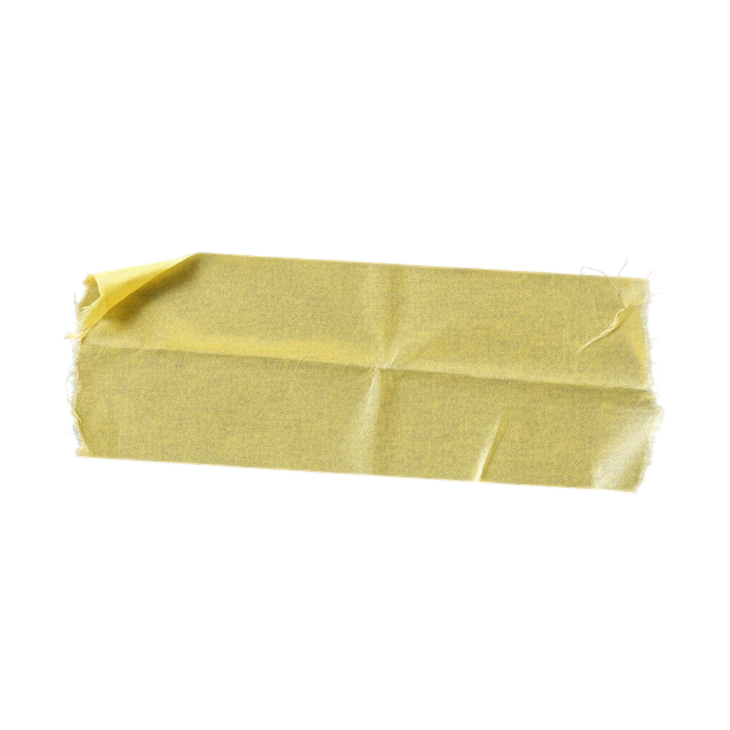Yellow paper tape sticker preview
