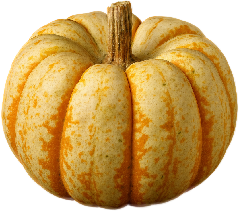 Cream Orange Mini Pumpkin object preview