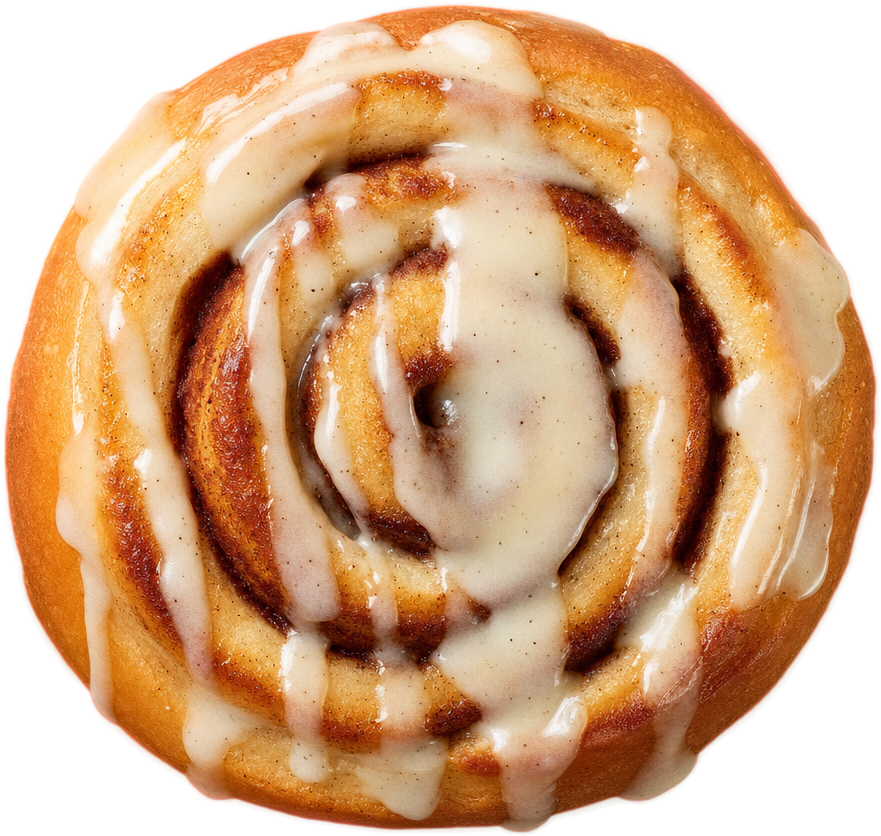 Glazed Cinnamon Roll object preview