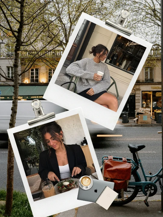 Busy collage template preview