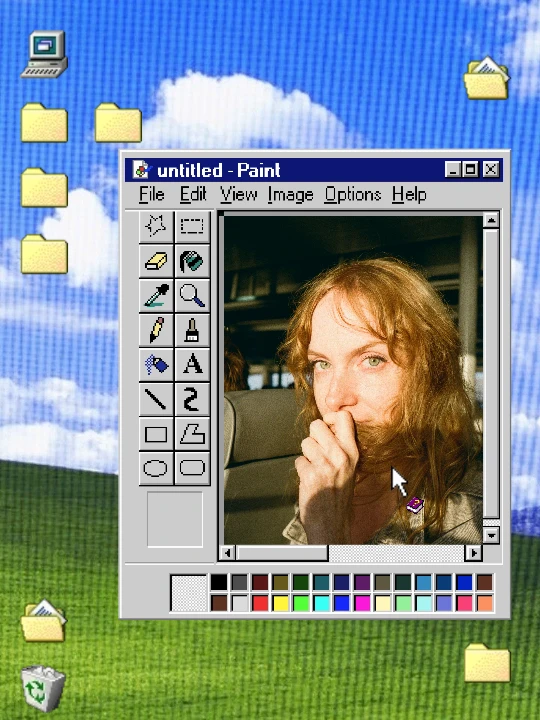 Paint collage template preview