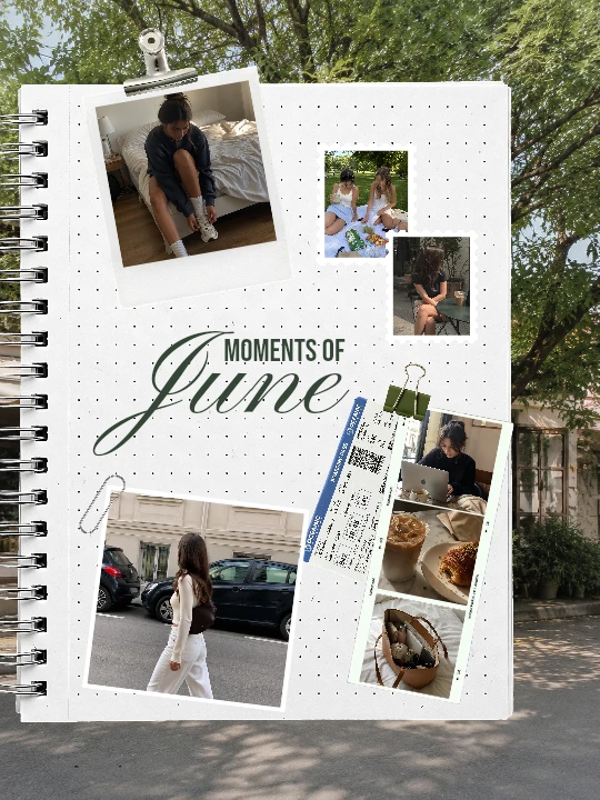 Moments collage template preview