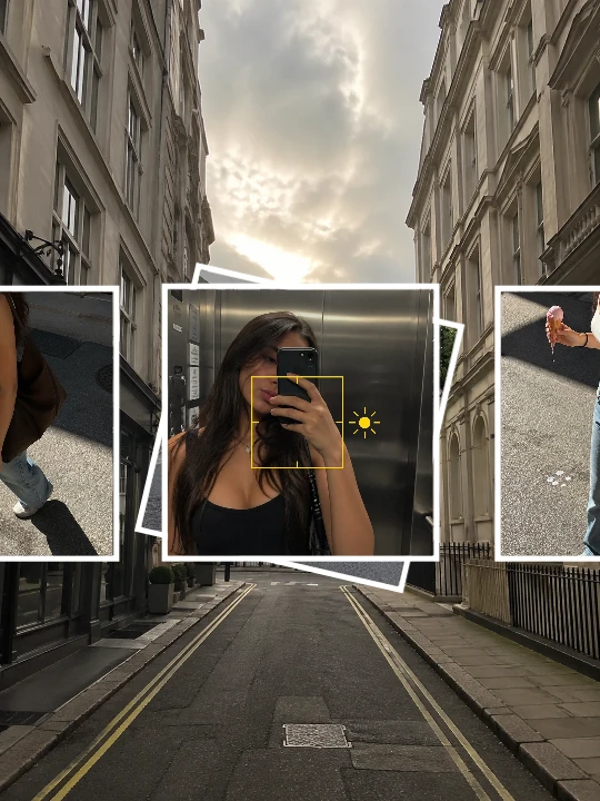Photoshoot collage template preview