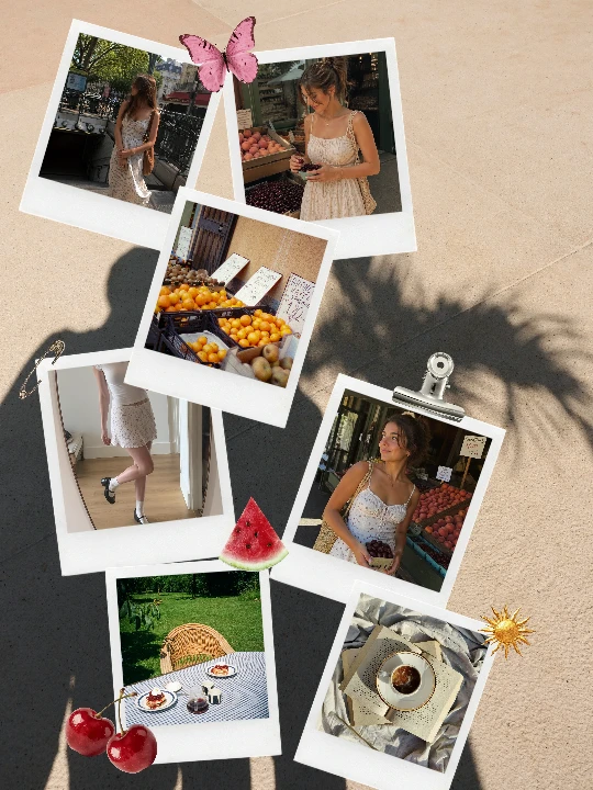 Mood collage template preview