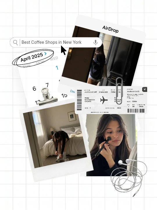 Walk collage template preview