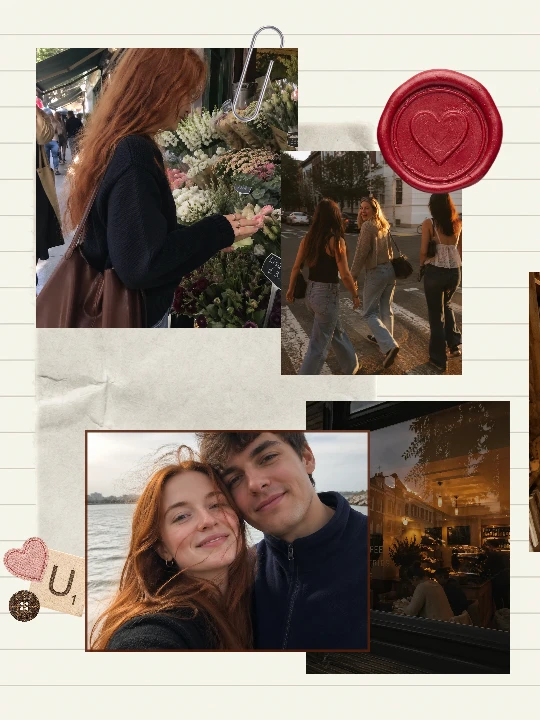 Memories collage template preview