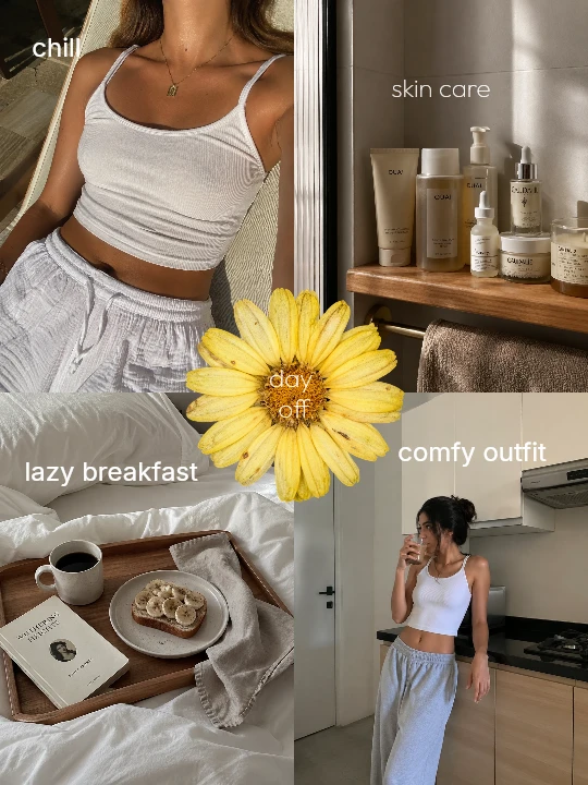Daily recap collage template preview