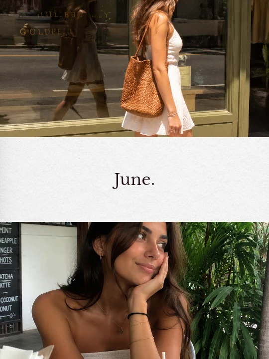 Season collage template preview