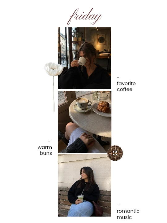 Friday collage template preview