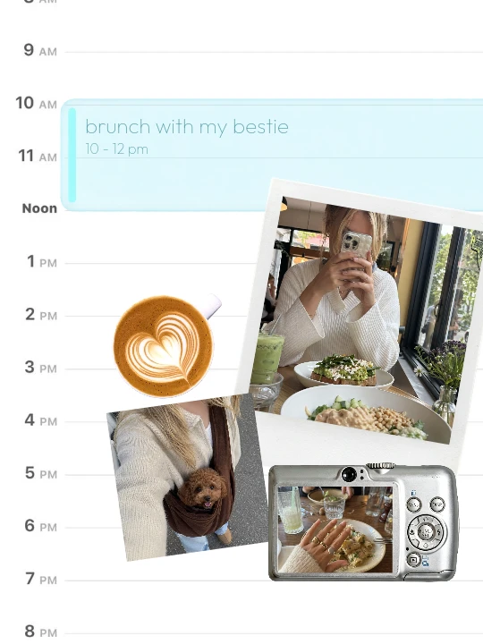 Brunch collage template preview