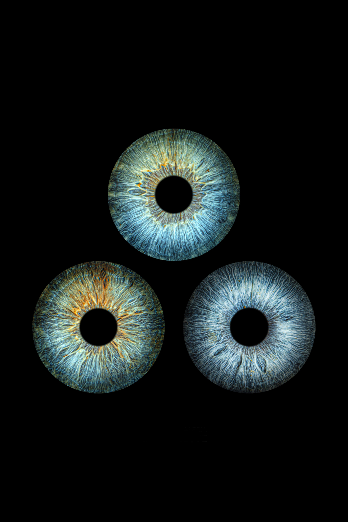 3 irises - Sphere effect