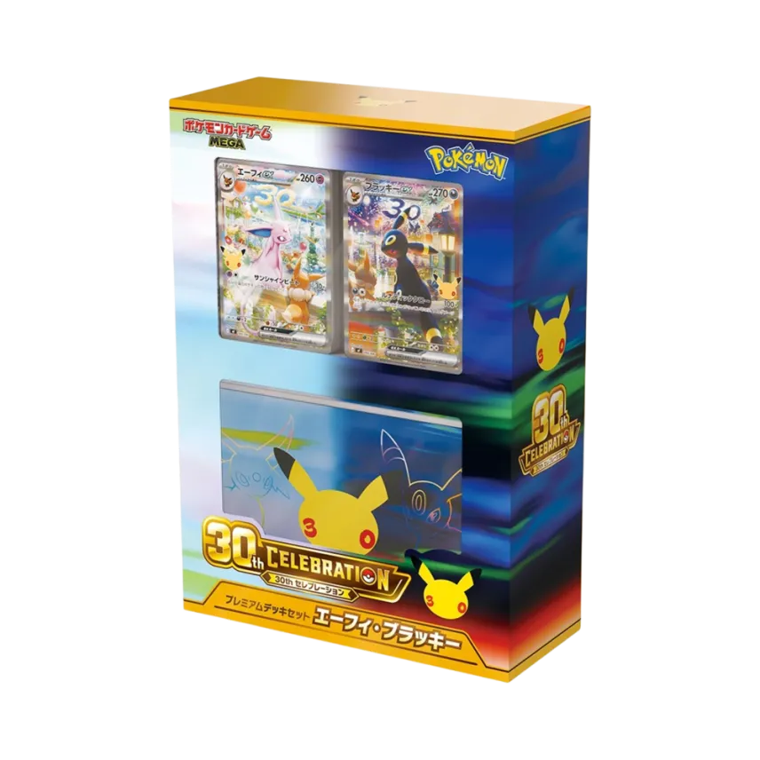 Pokemon Card Game MEGA Constructed Deck "30th CELEBRATION Premium Deck Set Espeon,Umbreon — 1 / 1