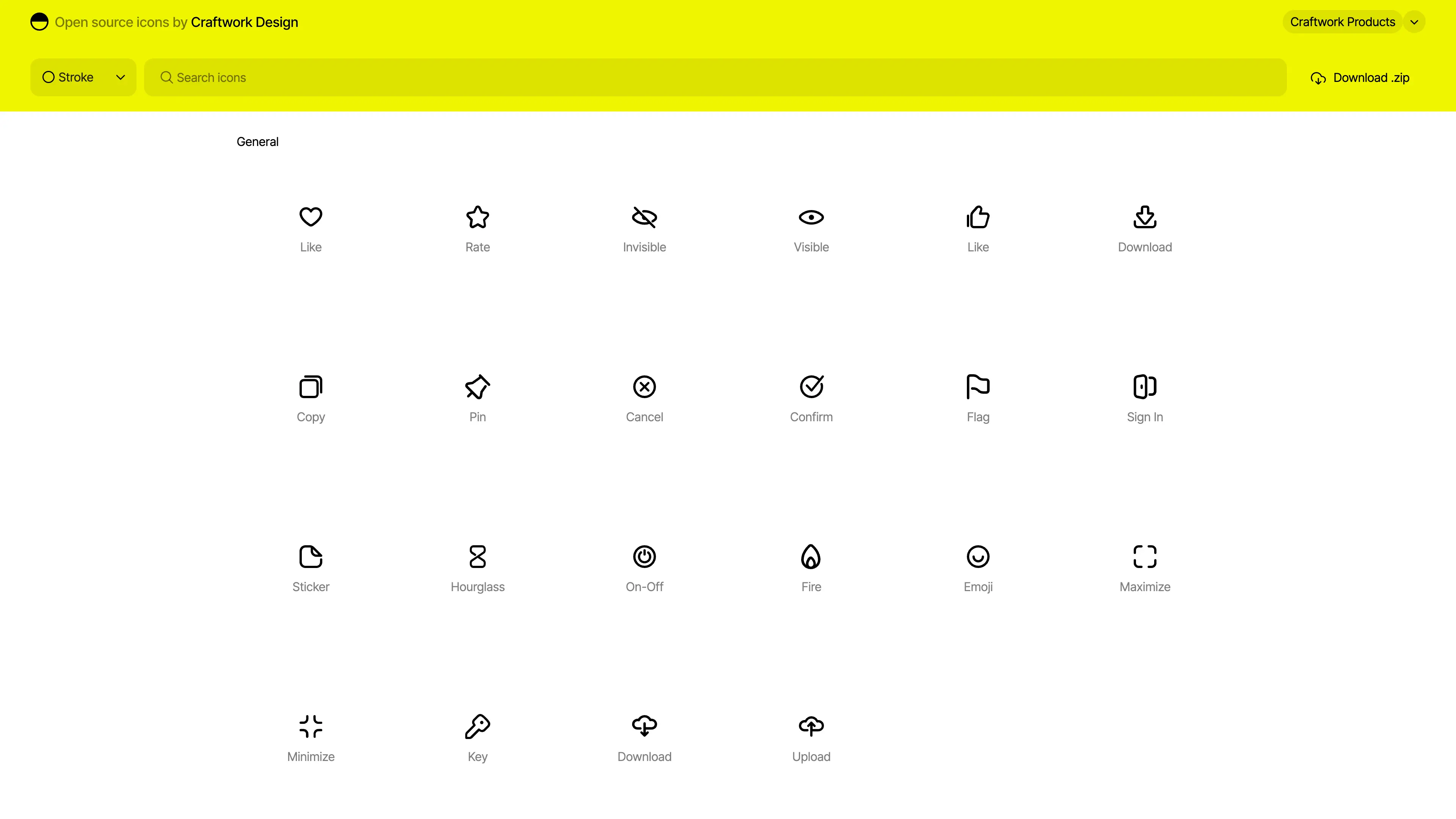 Craftwork Design Icons