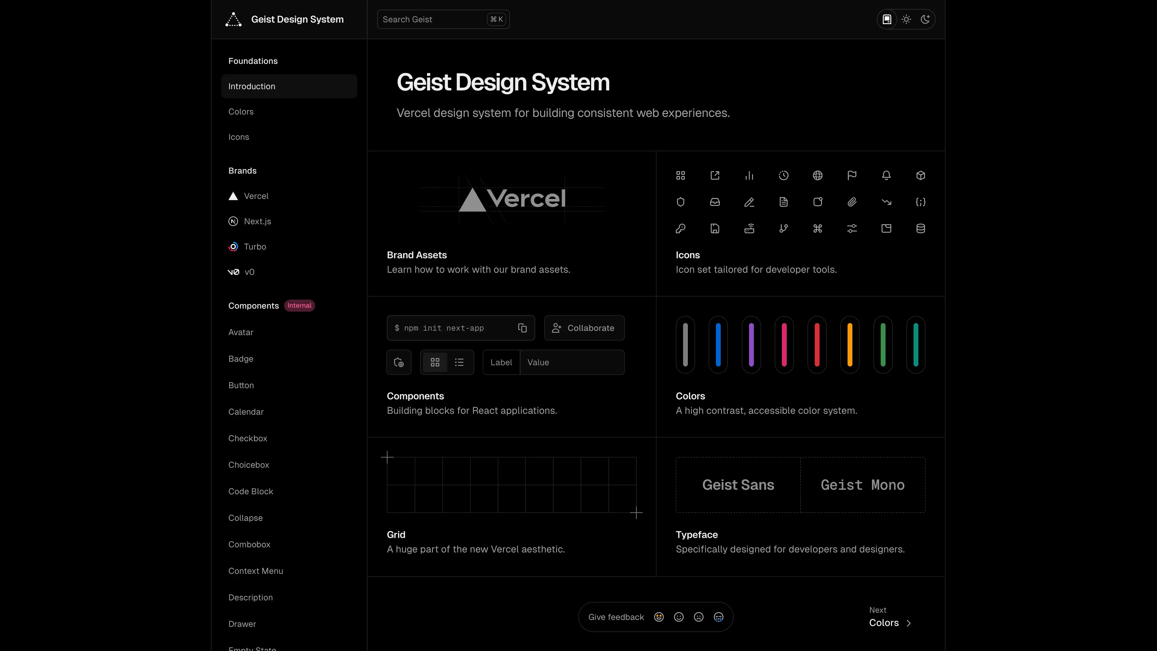 Geist Design System