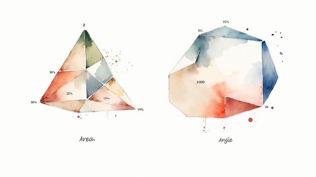 Geometry and Shapes Color by Math Properties