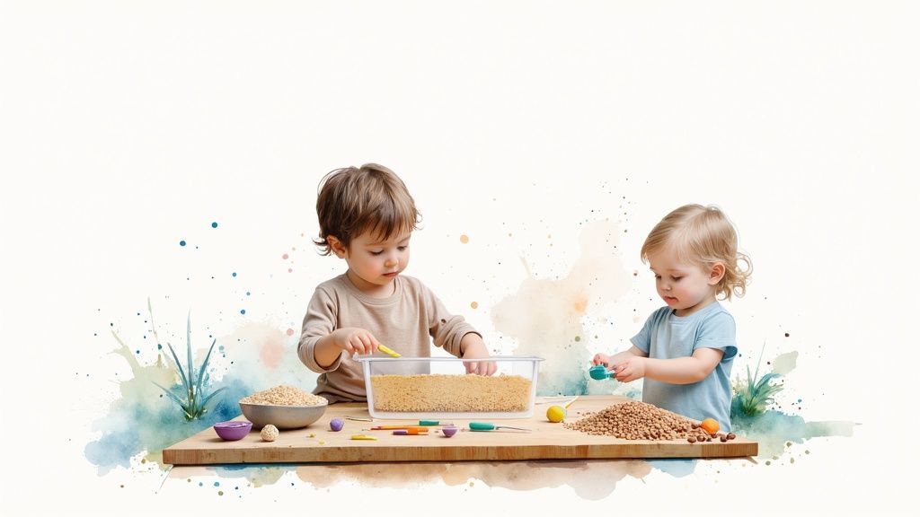 Sensory Bins and Tables