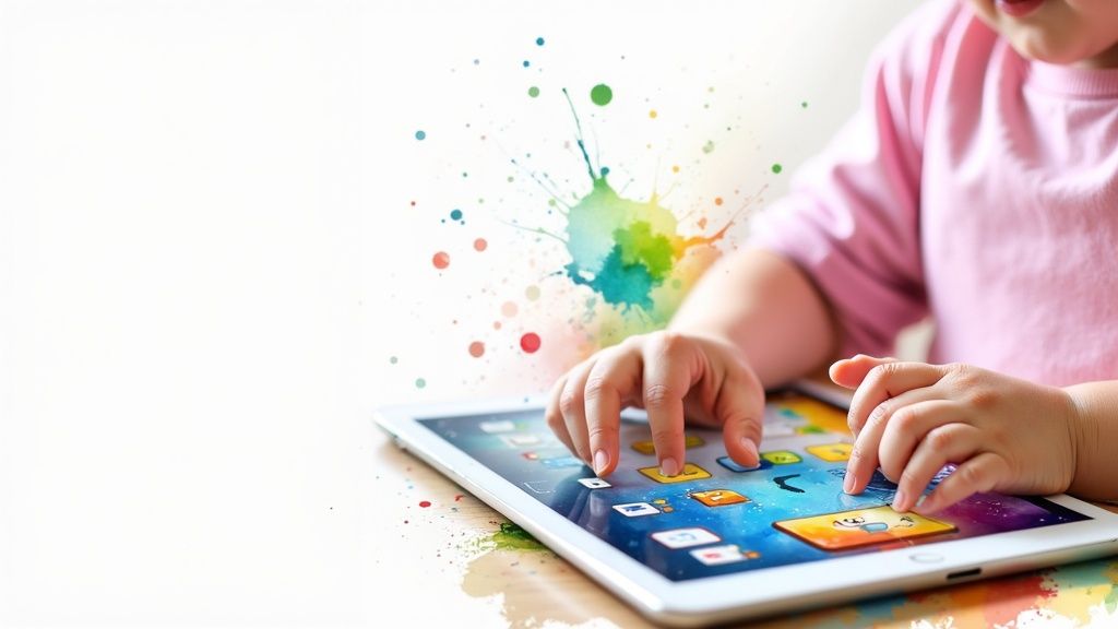 Selecting preschooler games