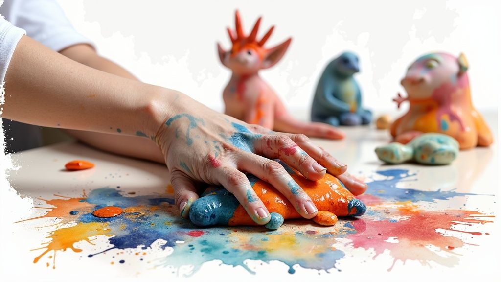 Clay-Based Art Therapy