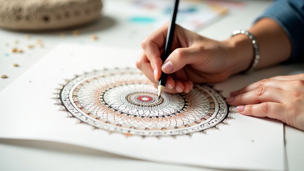 Mindfulness Mandala Creation