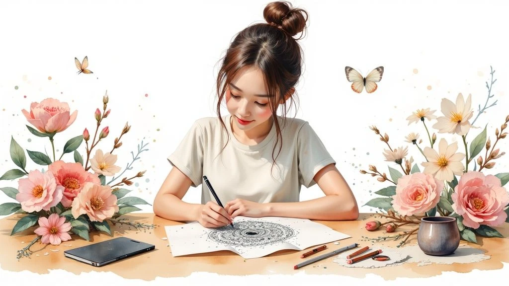 Calming Coloring Pages Printable: Your Complete Stress-Relief Guide