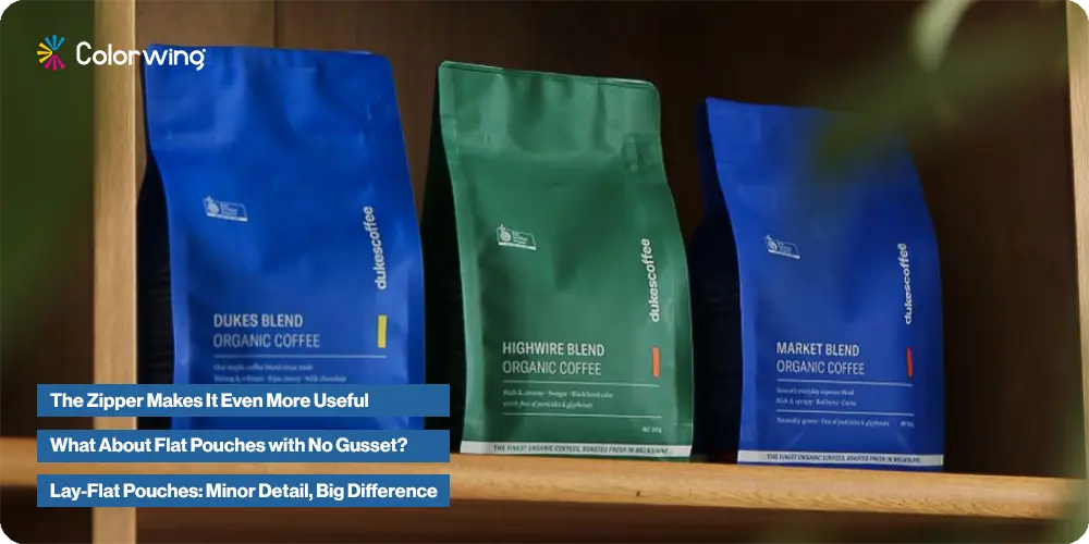 flat bottom pouches benefits