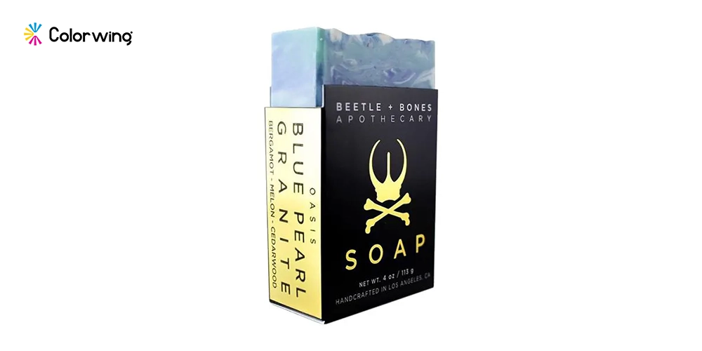 Custom foil boxes Gold foil packaging