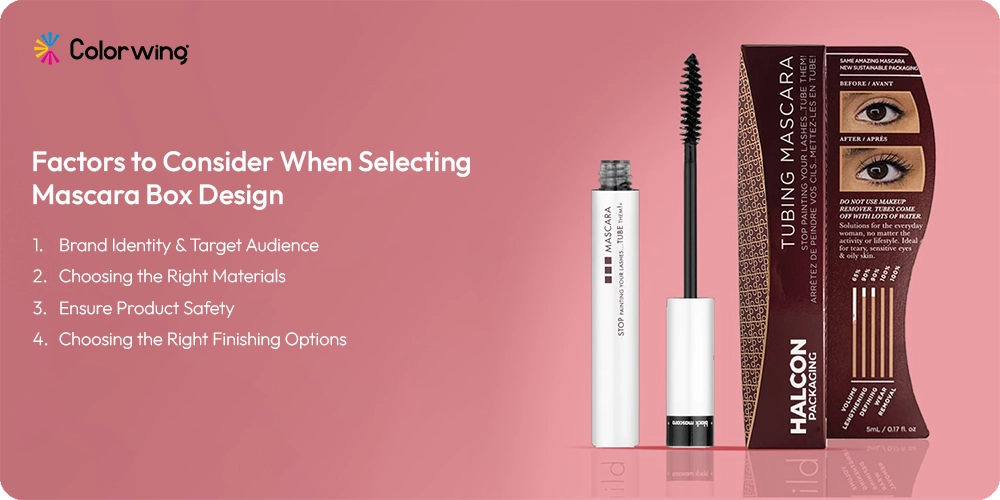 mascara packaging design