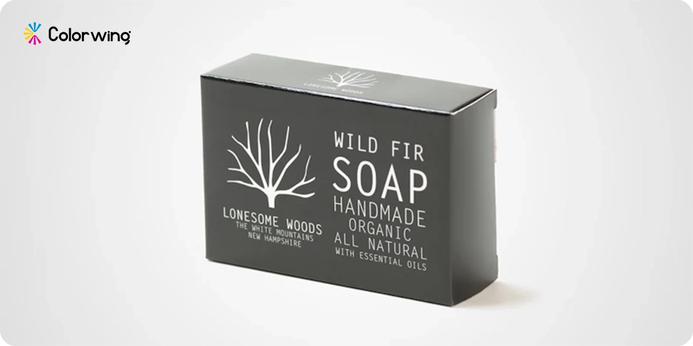 Modern soap packaging