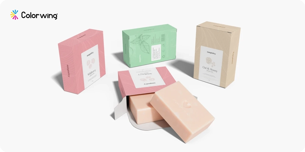 Minimalist soap packaging