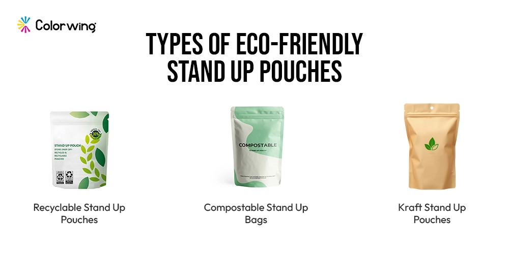 green packaging solutions recyclable stand pouches