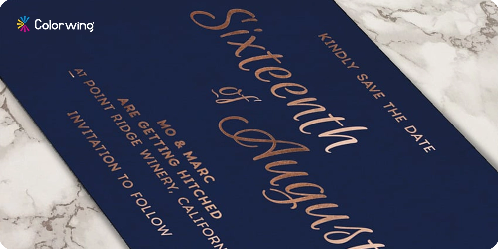 hot foil stamping