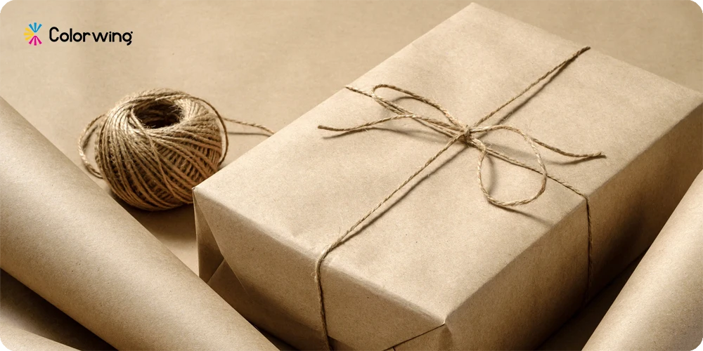 brown kraft paper packaging